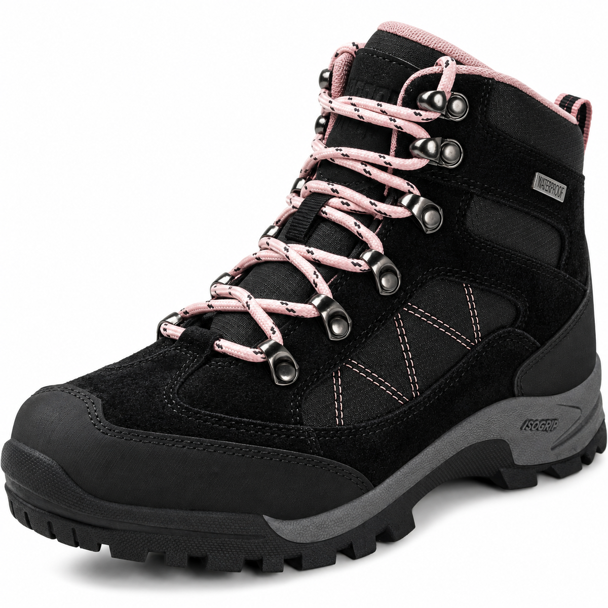 R CORD Women’s Waterproof Hiking Boots Non-Slip for Day Hiking