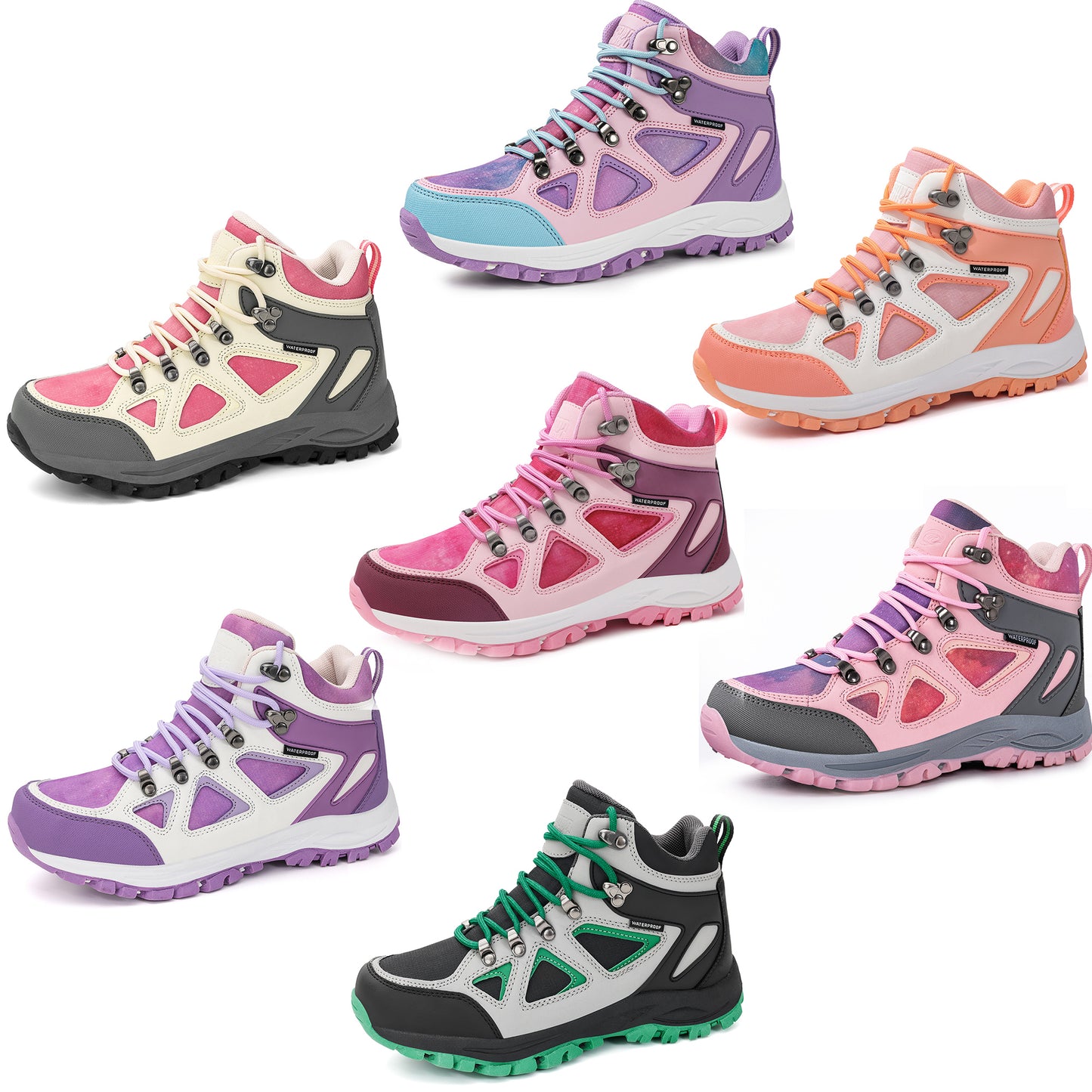 R CORD Kids Hiking Boots Girls Hiking Boots