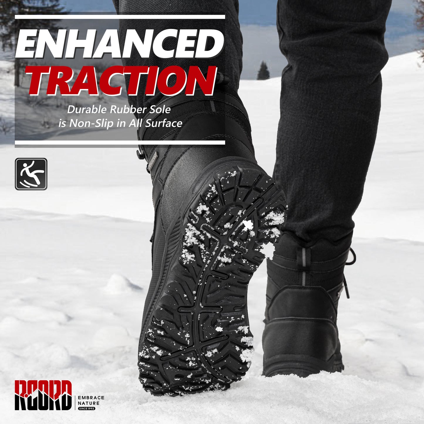 R CORD Man's Snow Boots