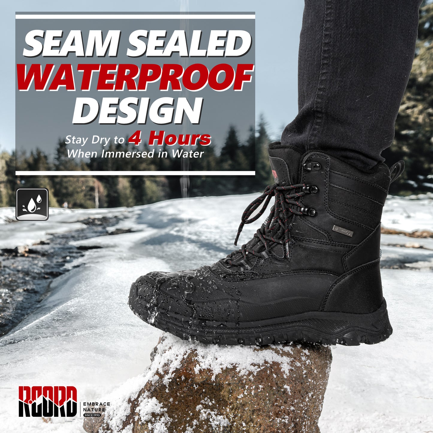 R CORD Man's Snow Boots