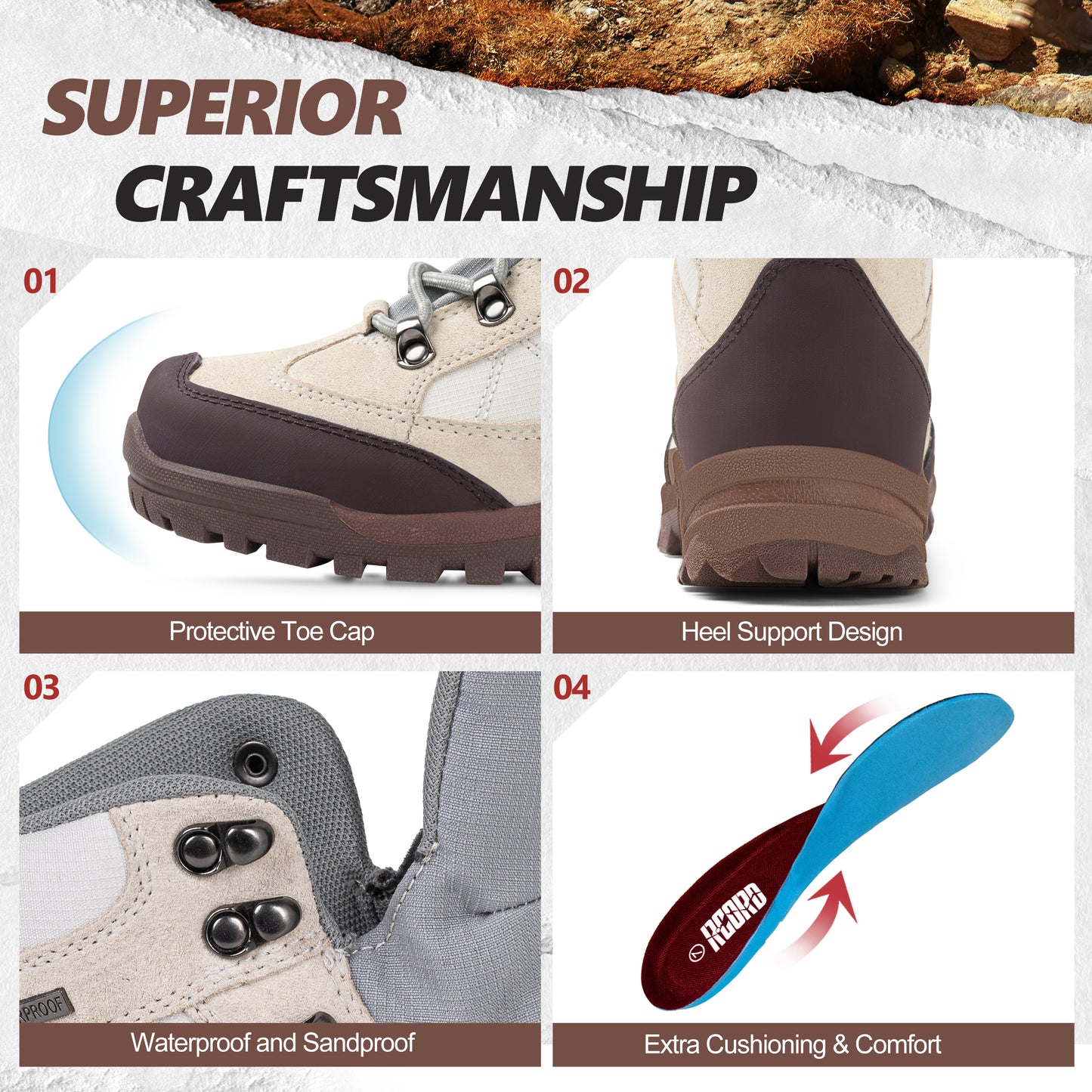 R CORD Women’s Hiking Boots