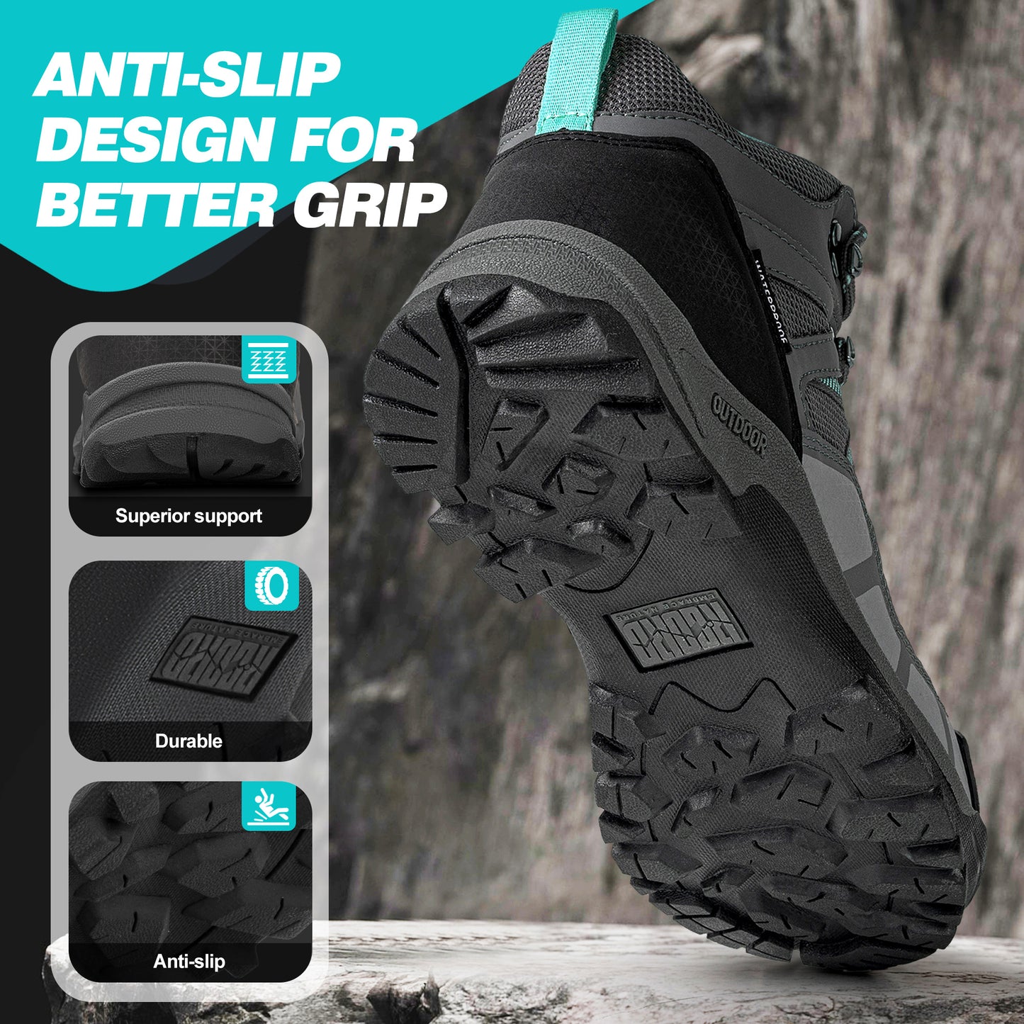 R CORD Women's Hiking Boots