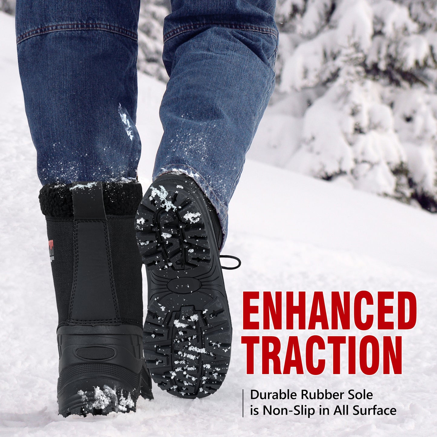 R CORD Man's Snow Boots