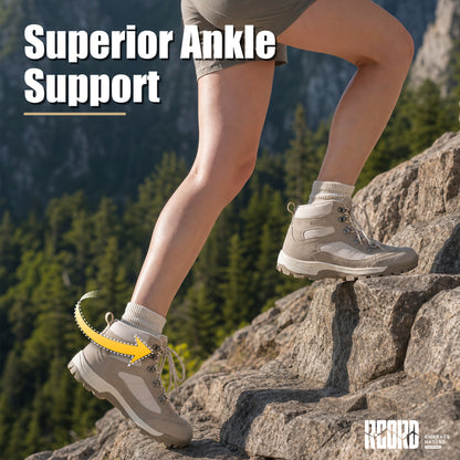 R CORD Women's Waterproof Hiking Boots for Everyday Comfort