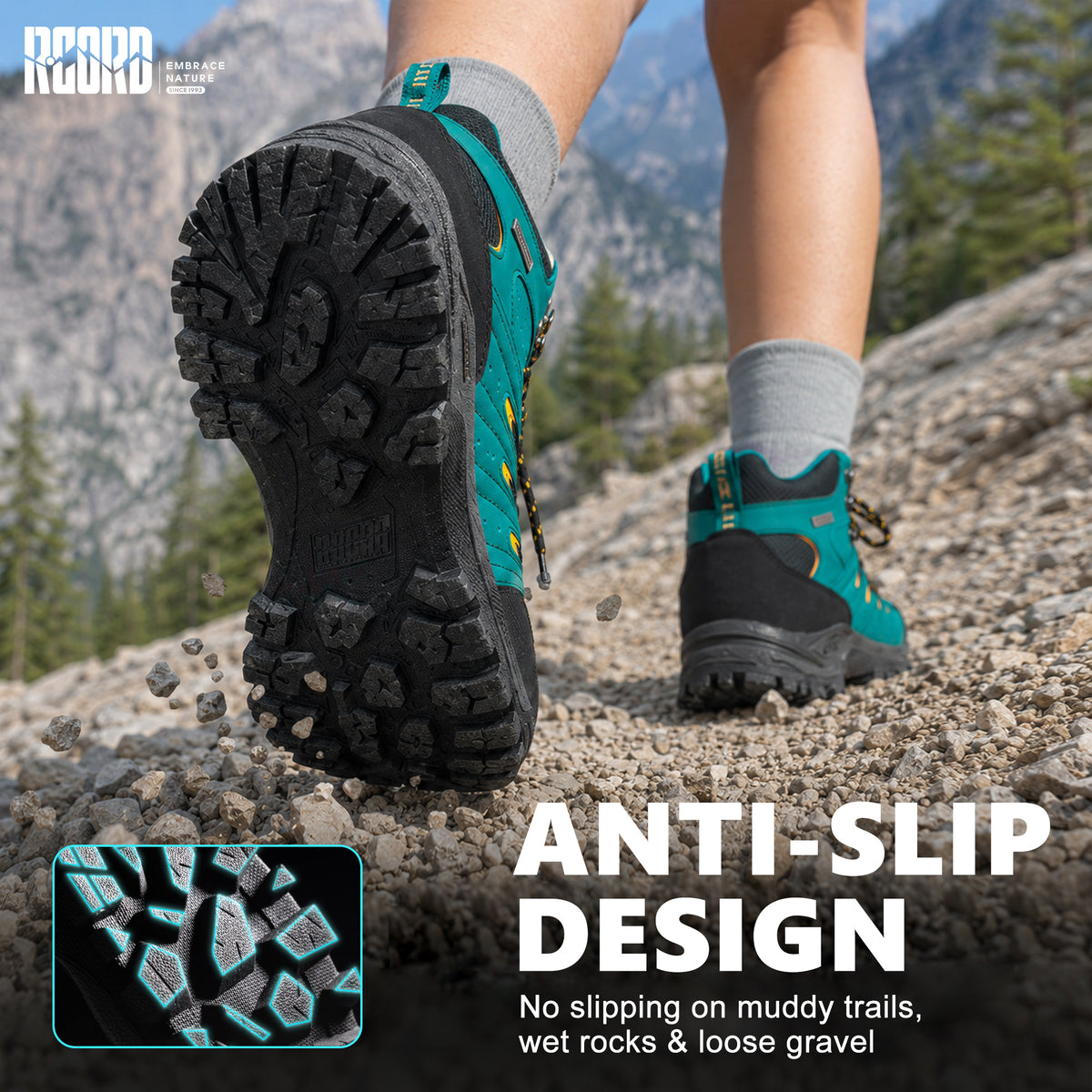 R CORD Women’s Hiking Boots Waterproof