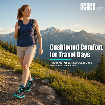 R CORD Women's Waterproof Hiking Boots for Everyday Comfort