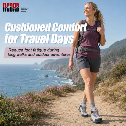 R CORD Women's Hiking Boots with Ankle Support & Non-Slip Grip
