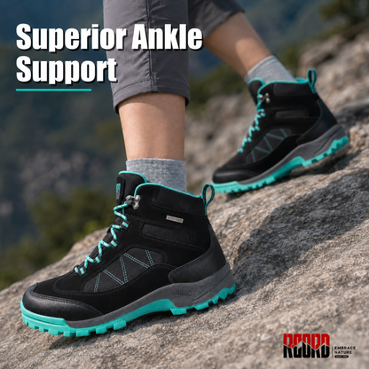 R CORD Women's Waterproof Hiking Boots for Everyday Comfort