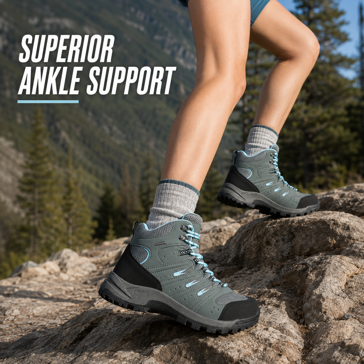 R CORD Women’s Hiking Boots Waterproof