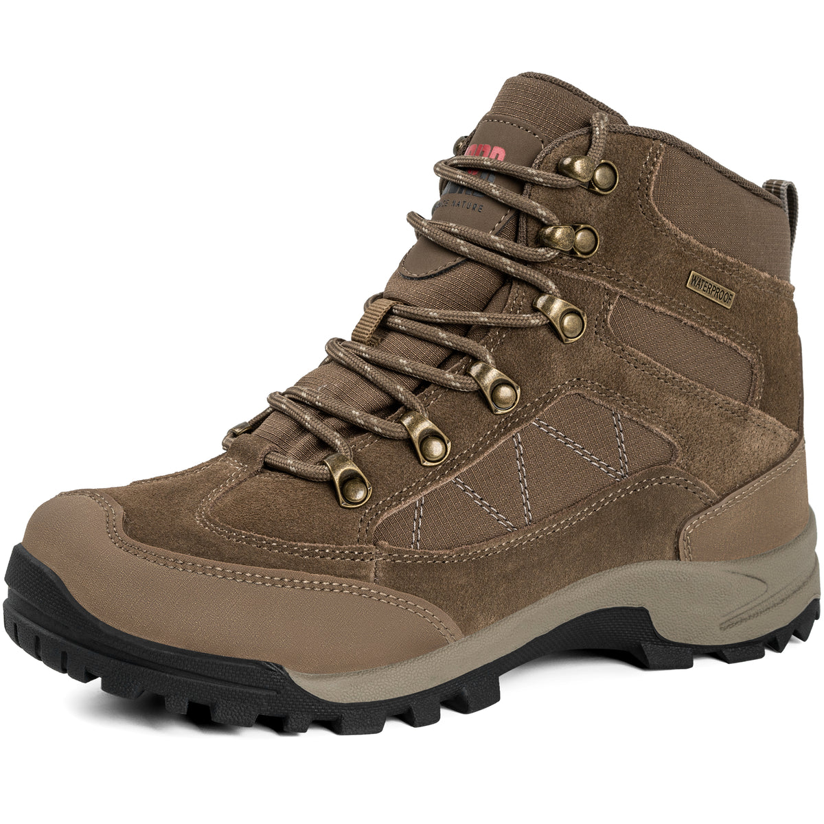 R CORD Women’s Waterproof Hiking Boots Non-Slip for Day Hiking