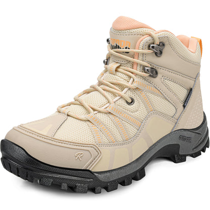R CORD Women's Non-Slip Hiking Boots with Breathable Comfort