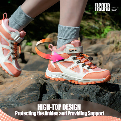 R CORD Little Trekker Hiking Boots for Kids with Cushioned Arch Support