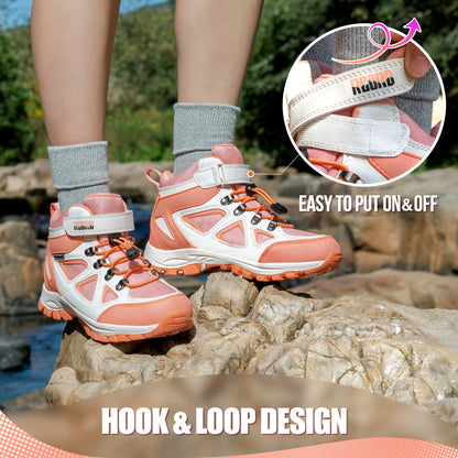 R CORD Little Trekker Hiking Boots for Kids with Cushioned Arch Support