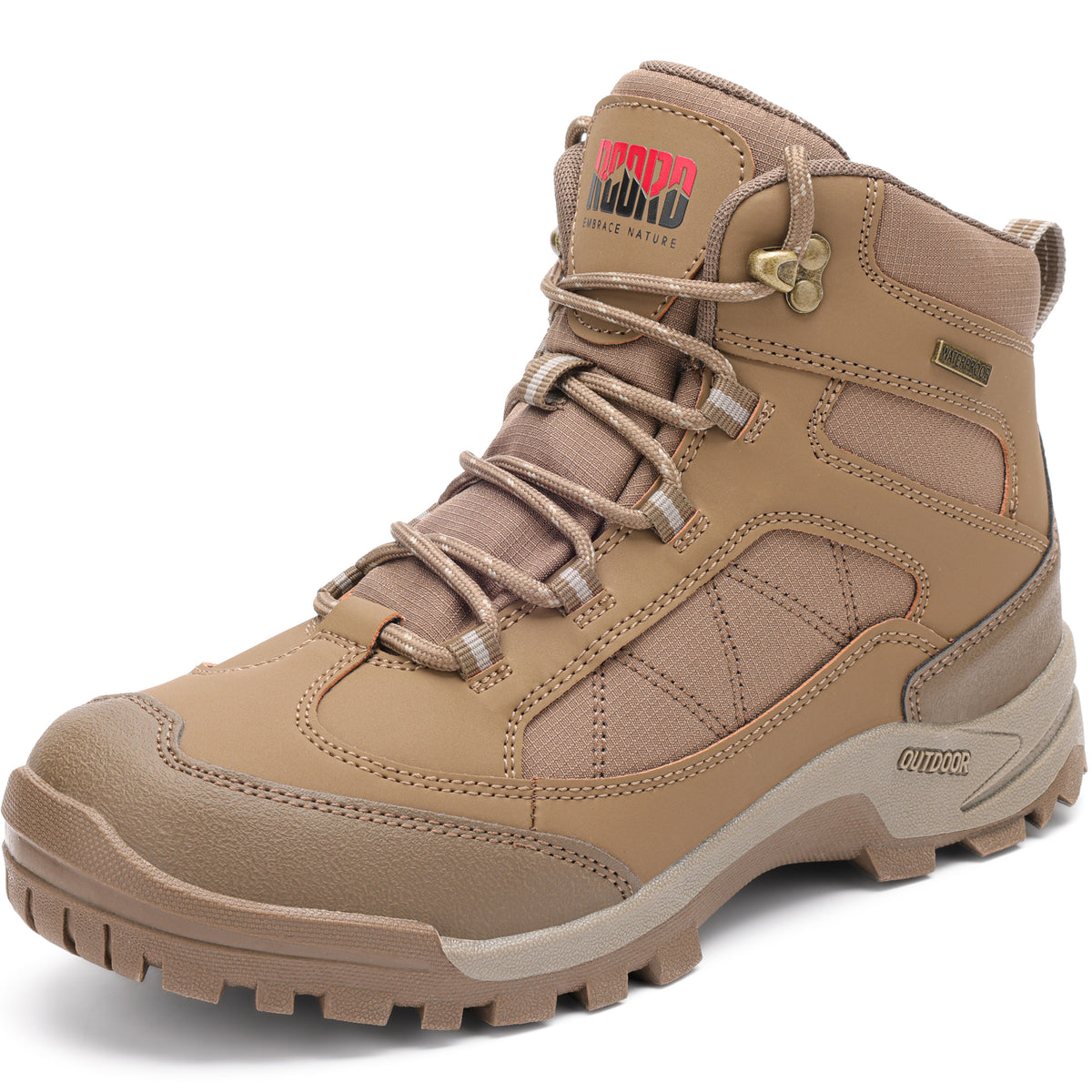 R CORD Women's Waterproof Hiking Boots for Everyday Comfort