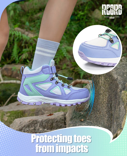 R CORD Little Trekker Hiking Boots for Kids with Cushioned Arch Support
