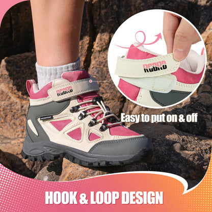 R CORD Little Trekker Hiking Boots for Kids with Cushioned Arch Support