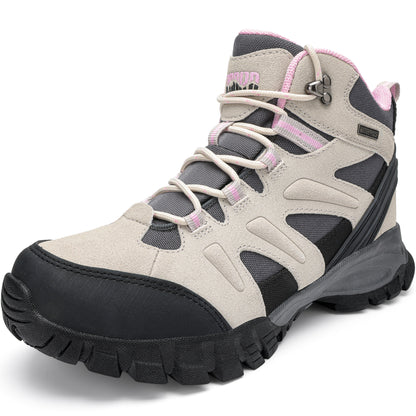R CORD Women's Waterproof Hiking Boots Comfortable for Day Hikes