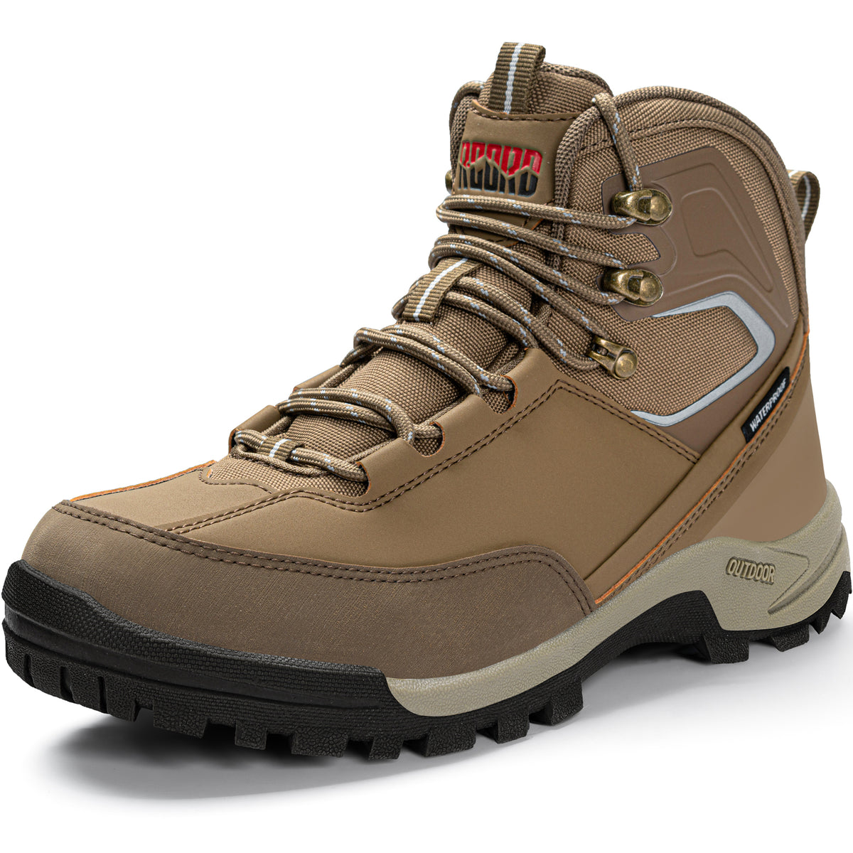 R CORD Women's Waterproof Hiking Boots with Non-Slip Grip for Dog Walking