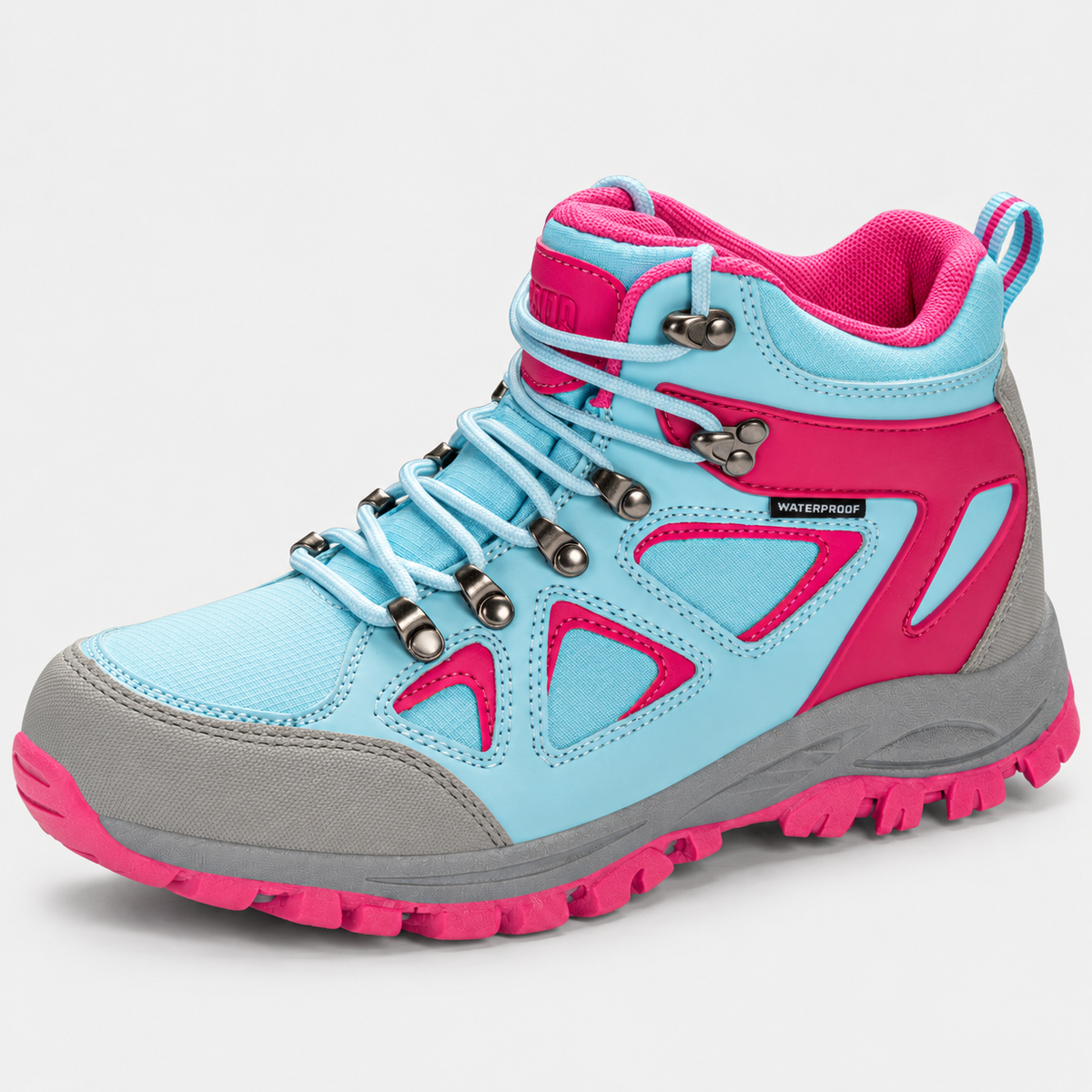R CORD Little Trekker Kids Hiking Boots Waterproof for Family Hiking