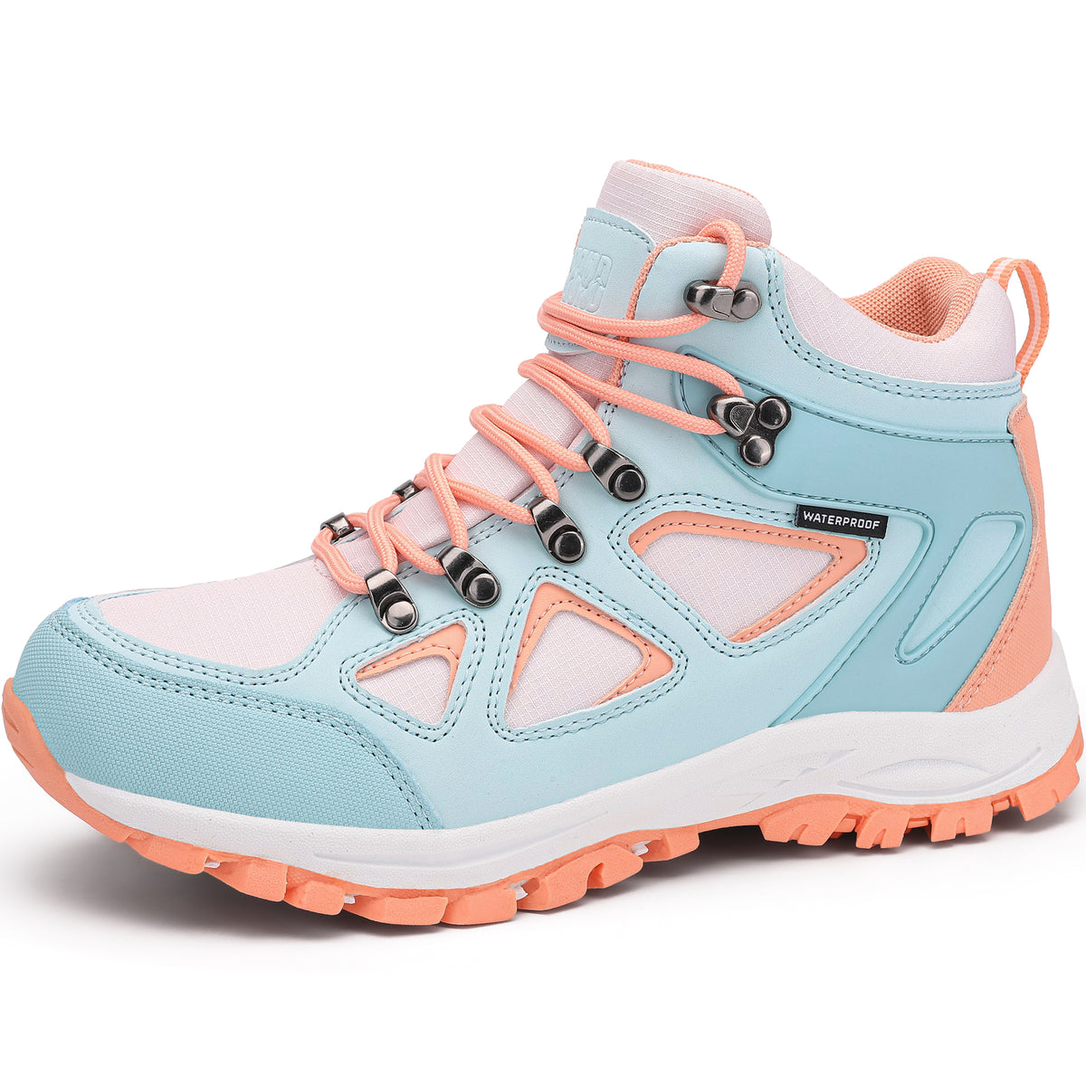 R CORD Little Trekker Kids Hiking Boots Waterproof for Family Hiking