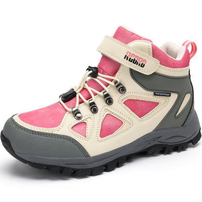 R CORD Little Trekker Hiking Boots for Kids with Cushioned Arch Support