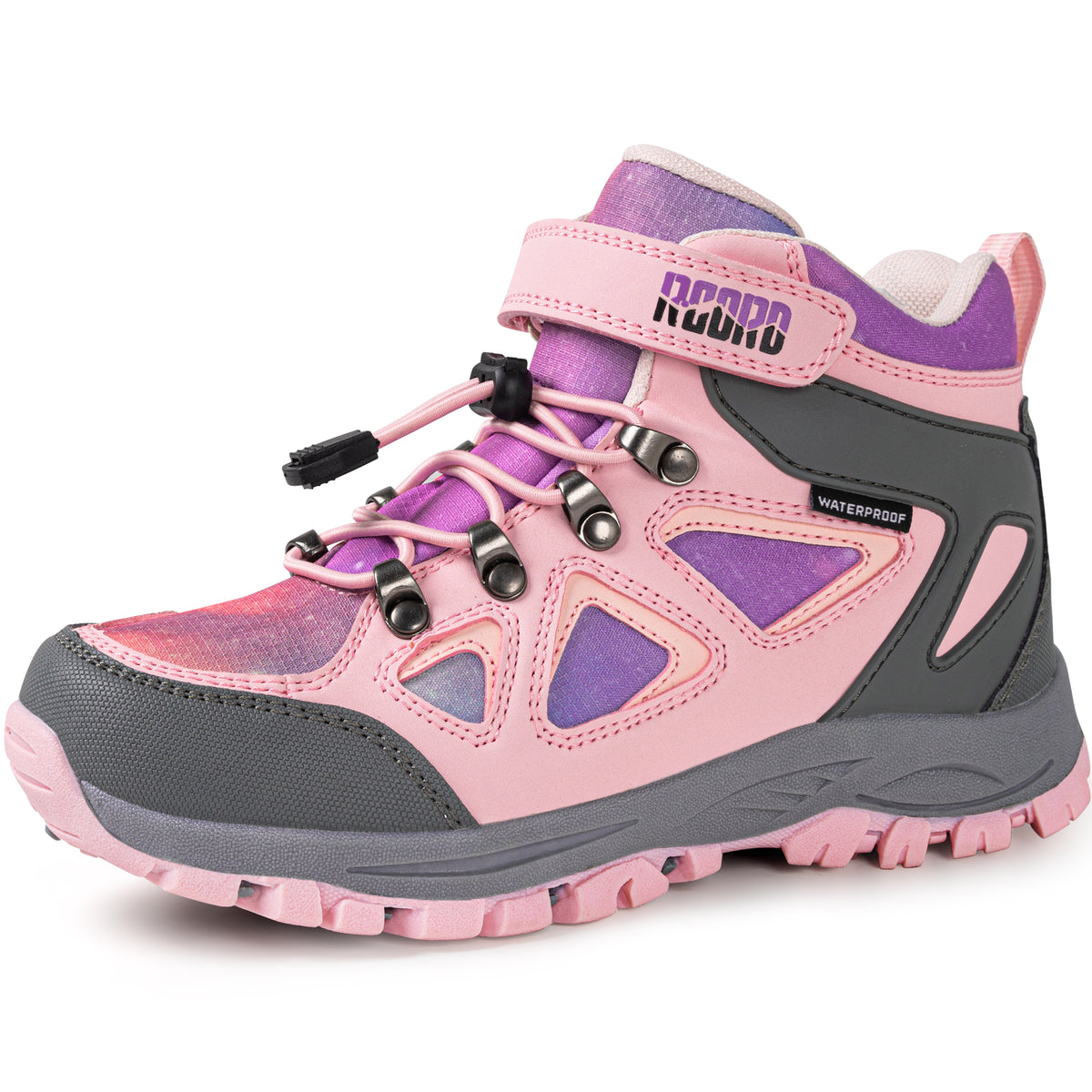 R CORD Little Trekker Hiking Boots for Kids with Cushioned Arch Support