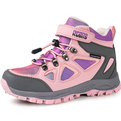 R CORD Little Trekker Hiking Boots for Kids with Cushioned Arch Support