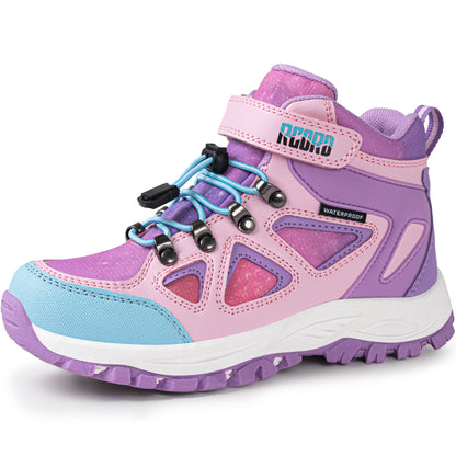 R CORD Little Trekker Hiking Boots for Kids with Cushioned Arch Support