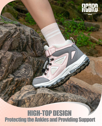 R CORD Little Trekker Hiking Boots for Kids with Cushioned Arch Support