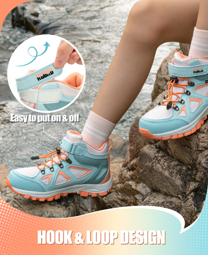 R CORD Little Trekker Hiking Boots for Kids with Cushioned Arch Support