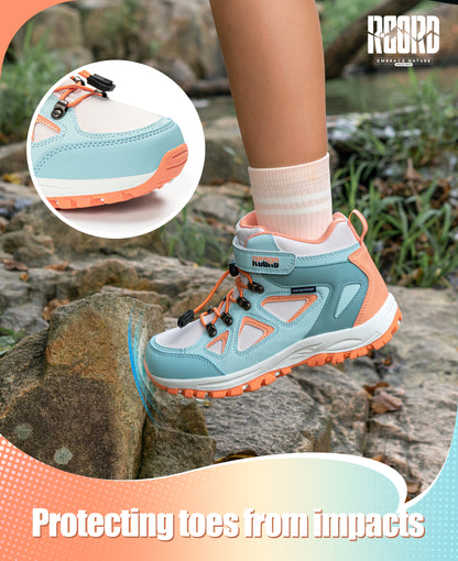 R CORD Little Trekker Hiking Boots for Kids with Cushioned Arch Support