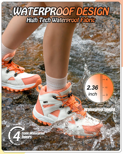 R CORD Everyday Explorer Hiking Boots for Kids with Everyday Comfort