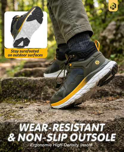 R CORD Active Lite Kids Waterproof Hiking Boots for Outdoor Play & Camping