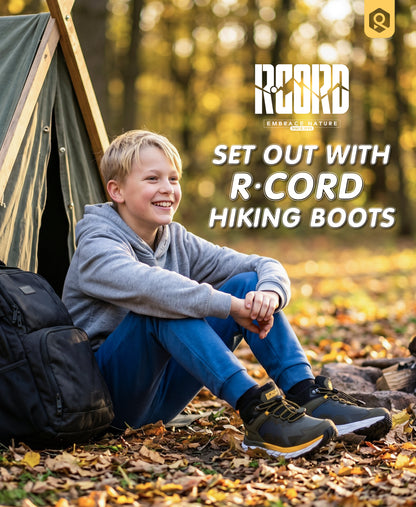 R CORD Active Lite Kids Waterproof Hiking Boots for Outdoor Play & Camping