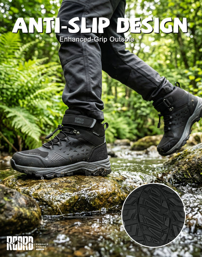 R CORD Everyday Explorer Boys Hiking Boots for School, Play & Travel