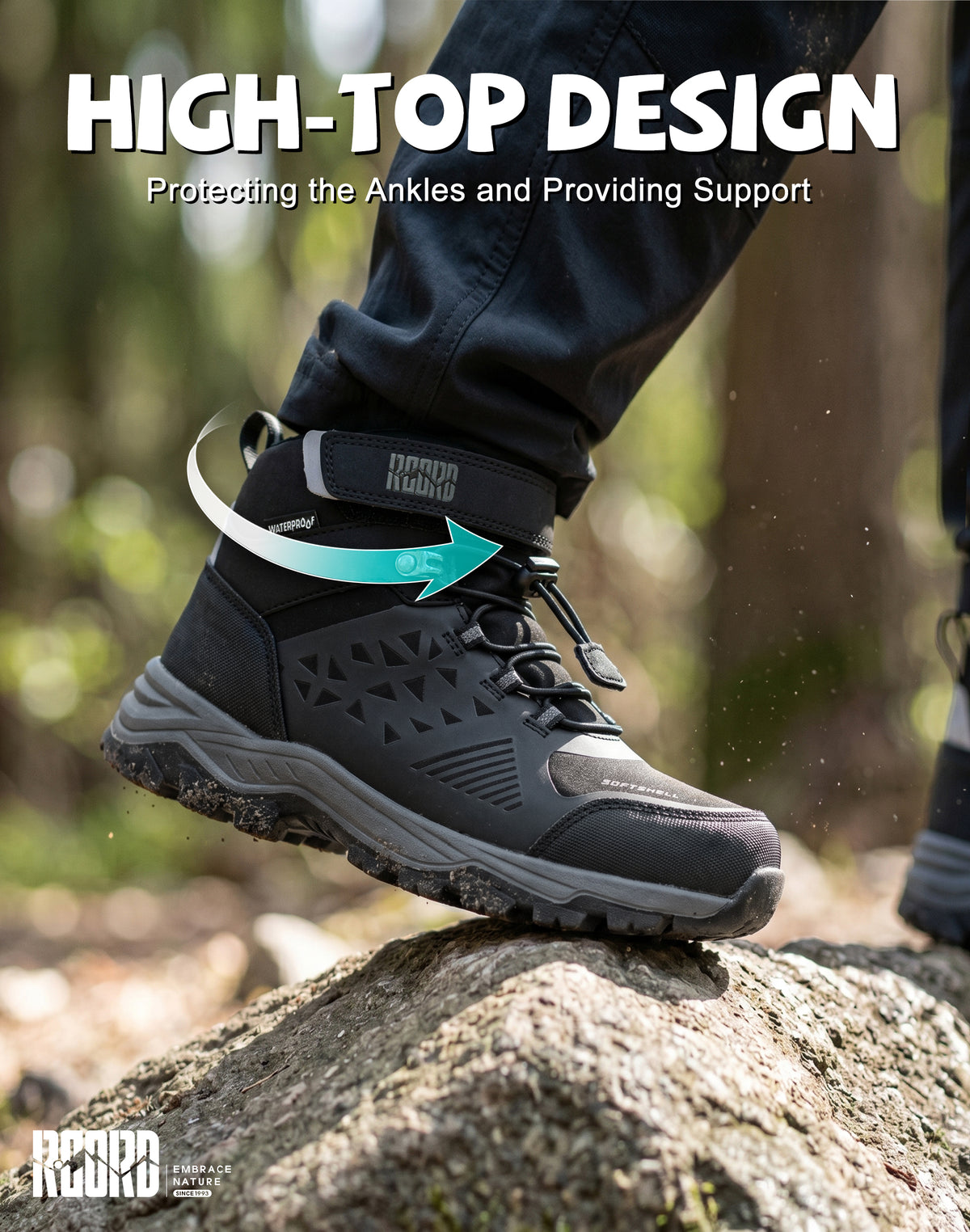 R CORD Everyday Explorer Boys Hiking Boots for School, Play & Travel