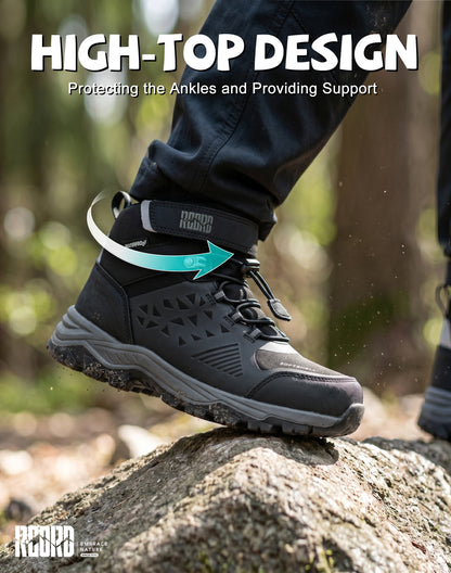R CORD Everyday Explorer Boys Hiking Boots for School, Play & Travel