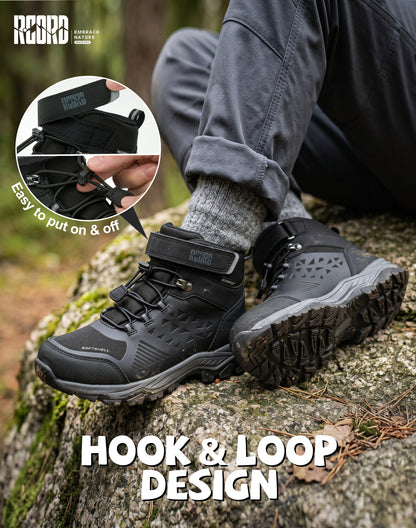 R CORD Everyday Explorer Boys Hiking Boots for School, Play & Travel
