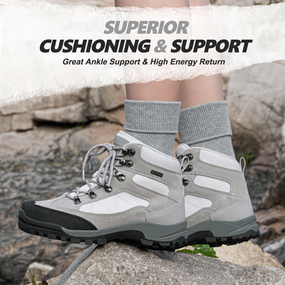 R CORD Women’s Waterproof Hiking Boots Non-Slip for Day Hiking