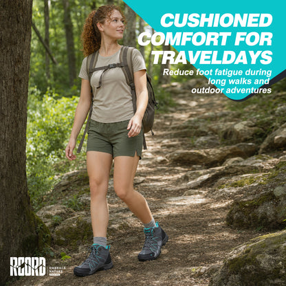 R CORD Women's Non-Slip Hiking Boots with Breathable Comfort