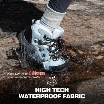 R CORD Women's Hiking Boots Waterproof with Ankle Support
