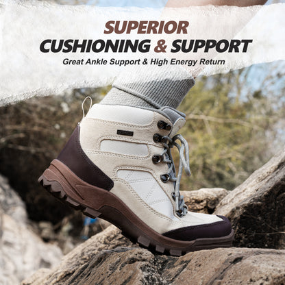 R CORD Women’s Waterproof Hiking Boots Non-Slip for Day Hiking