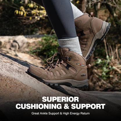 R CORD Women's Hiking Boots Waterproof with Ankle Support