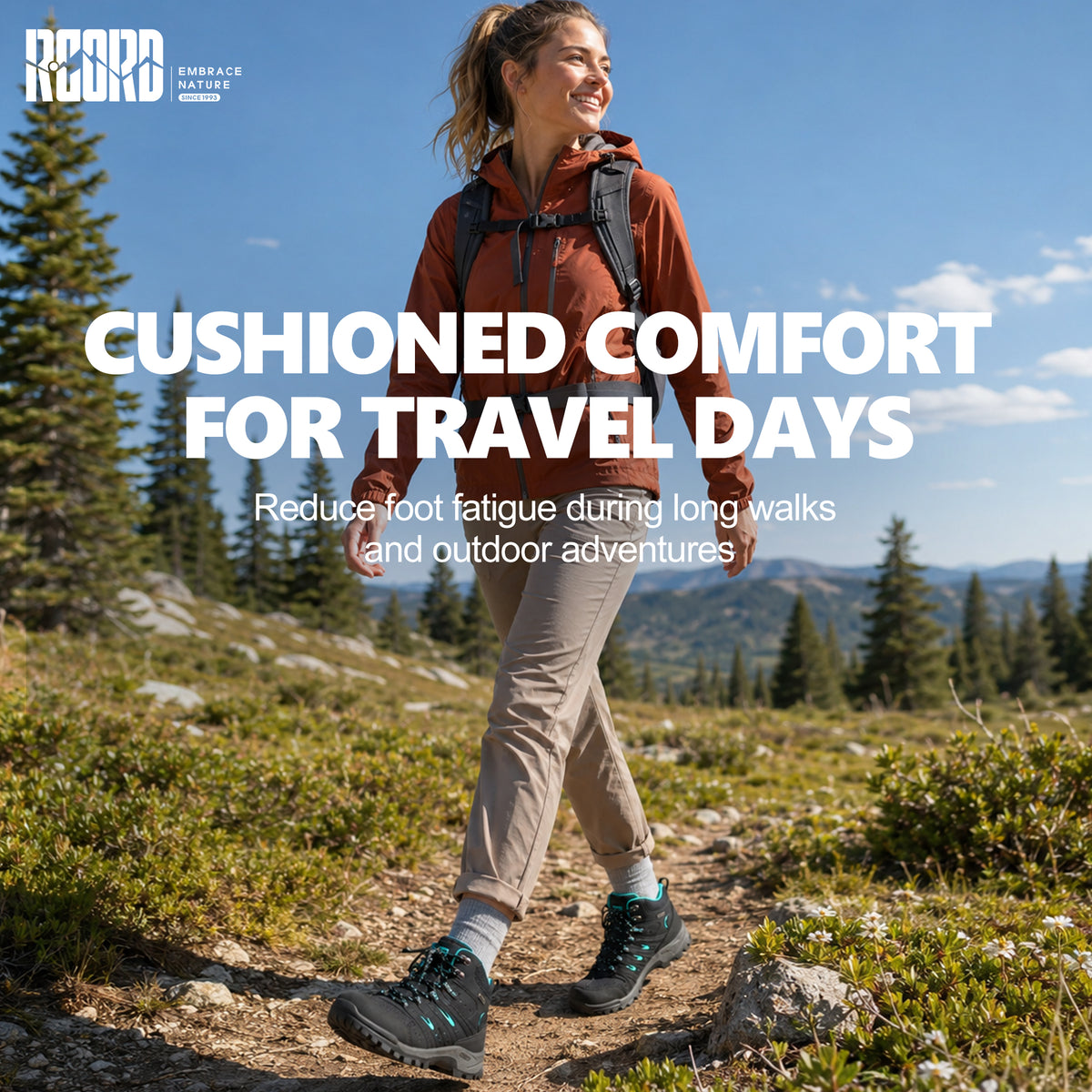 R CORD Women’s Hiking Boots Waterproof
