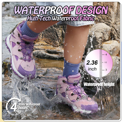 R CORD Everyday Explorer Hiking Boots for Kids with Everyday Comfort