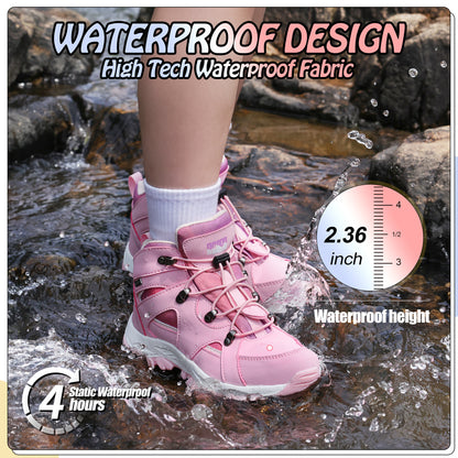 R CORD Everyday Explorer Hiking Boots for Kids with Everyday Comfort
