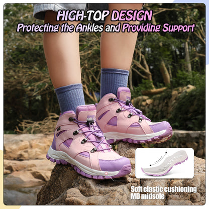 R CORD Everyday Explorer Hiking Boots for Kids with Everyday Comfort