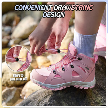 R CORD Everyday Explorer Hiking Boots for Kids with Everyday Comfort