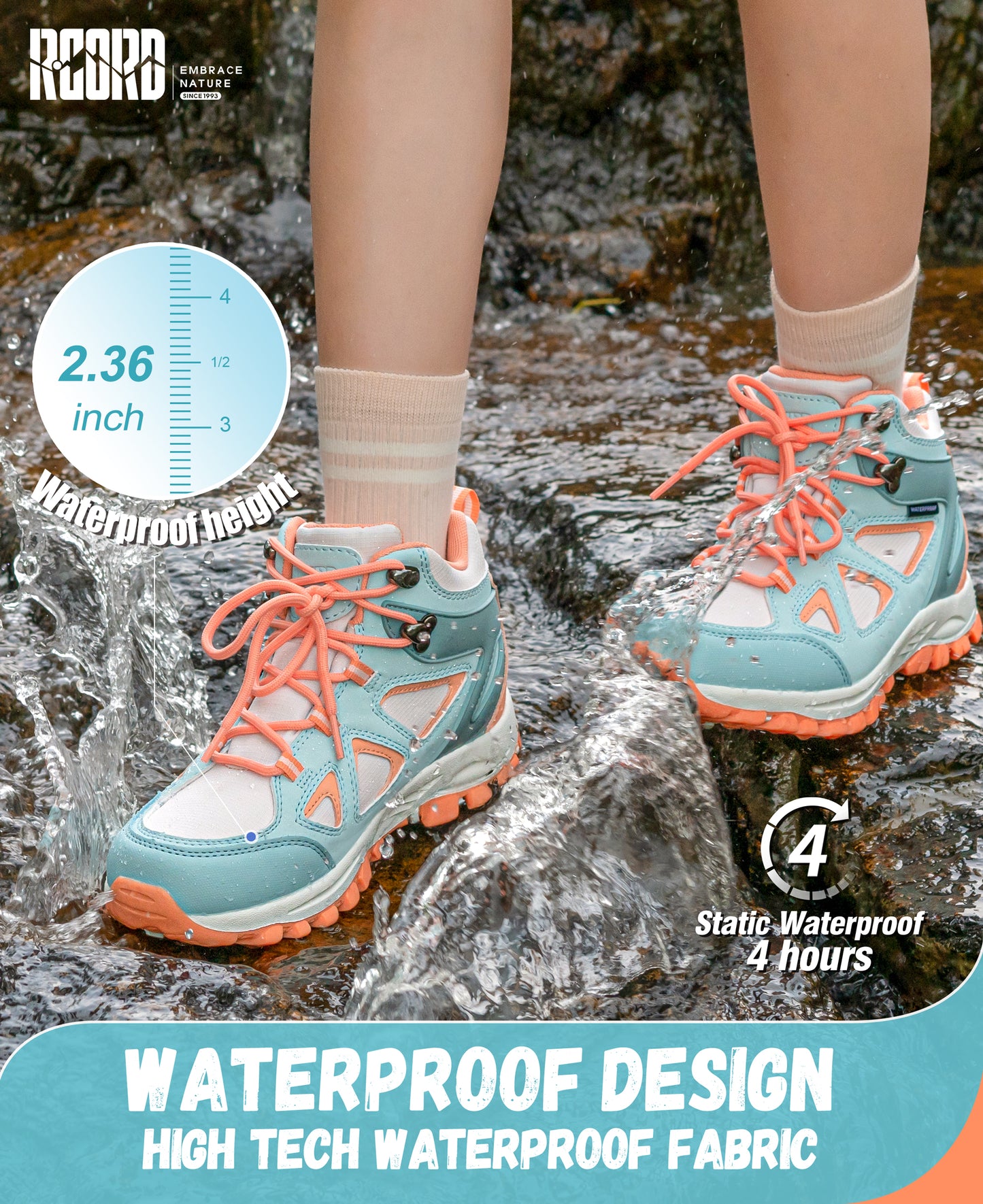 R CORD Kids Hiking Boots