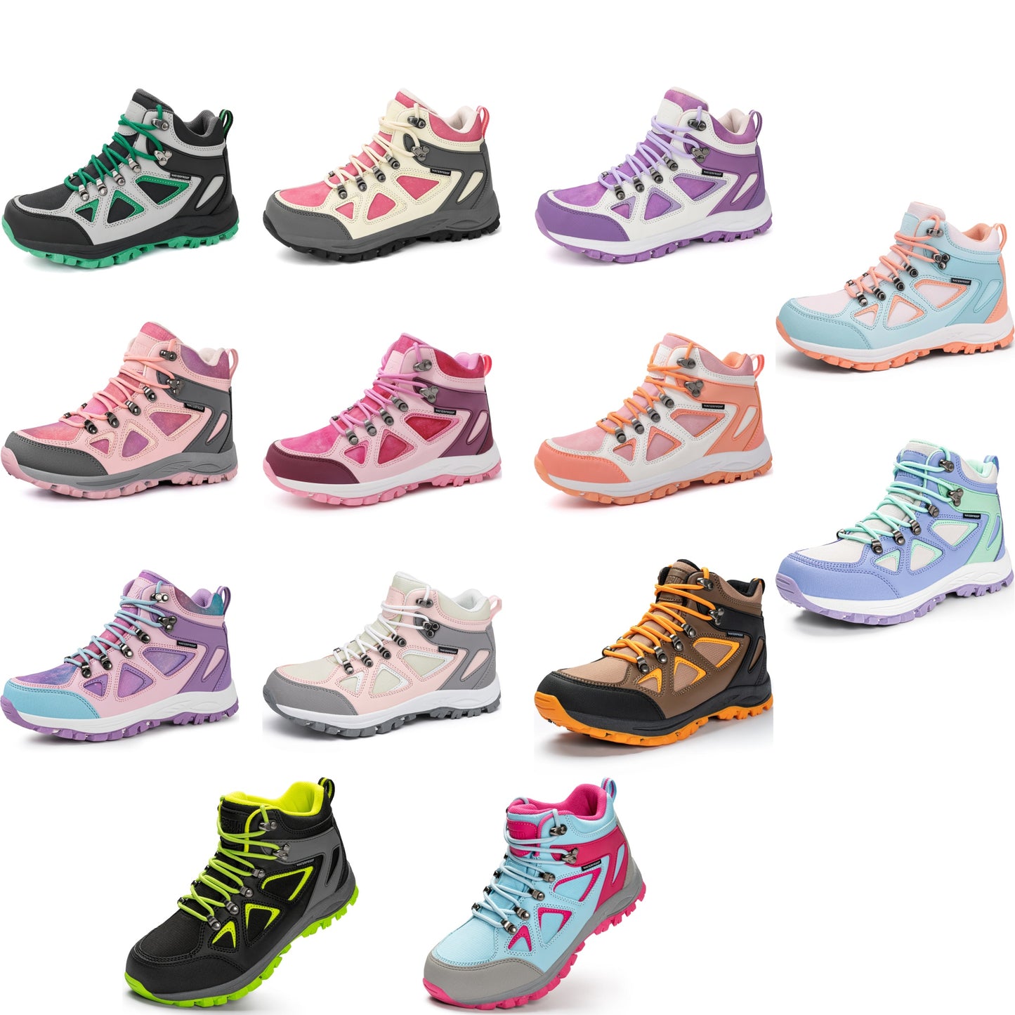 R CORD Kids Hiking Boots Girls Hiking Boots